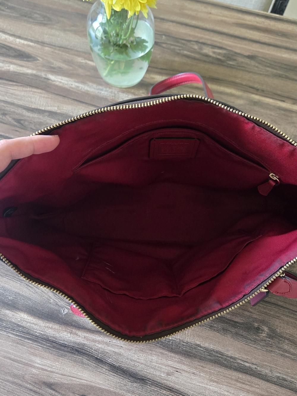 Coach Signature Tote - Picture 4 of 11